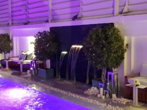 تصميم داخلي وخارج للمسابح بجدة